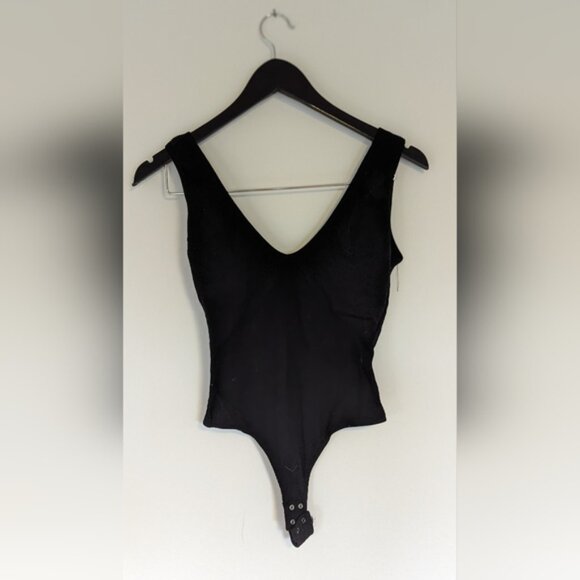 Womens Medium Black Bodysuit - Picture 4 of 5